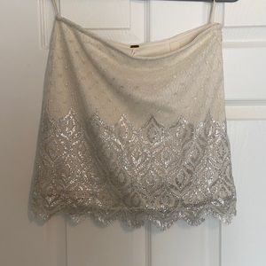 Free People holiday skirt